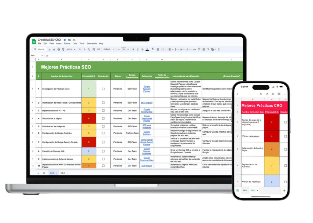 mejores prácticas SEO y CRO